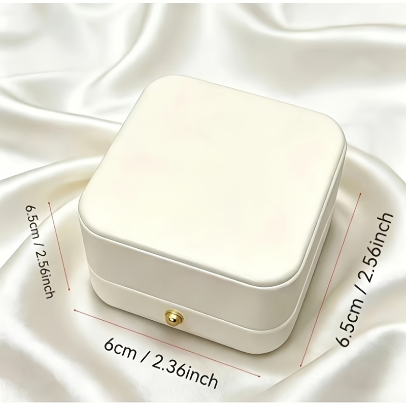 High-End Customizable Proposal Ring Box, Elegant Wedding Gift